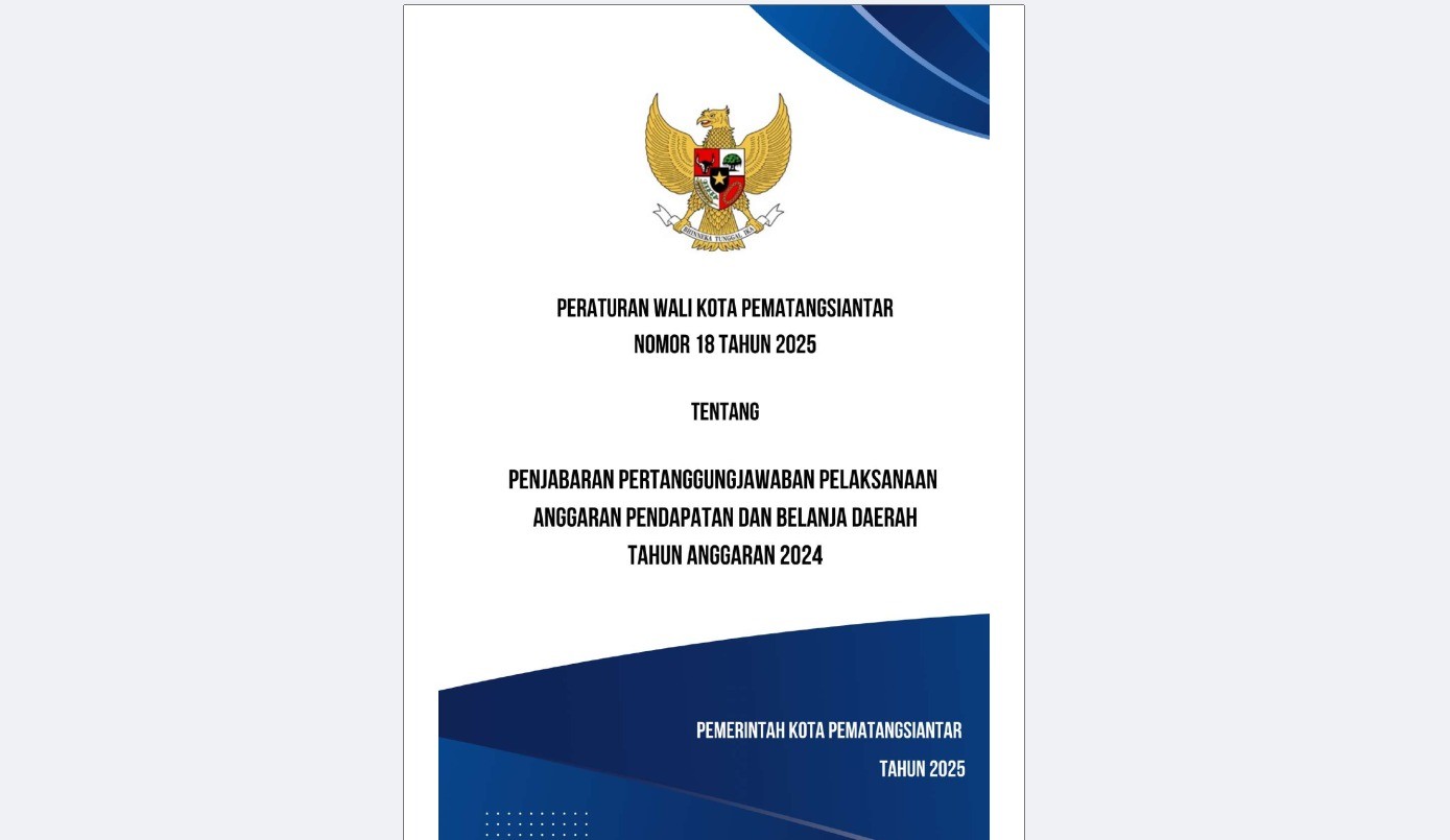 Perwa No. 18 Th 2025 ttg Penjabaran Pertanggungjawaban Pelaksanaan APBD TA. 2024