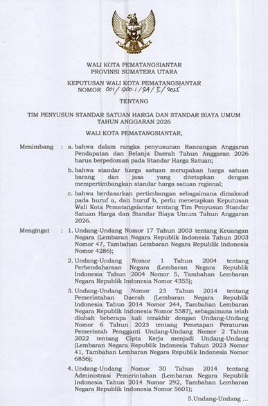 SK Tim Penyusun SHS Tahun 2026